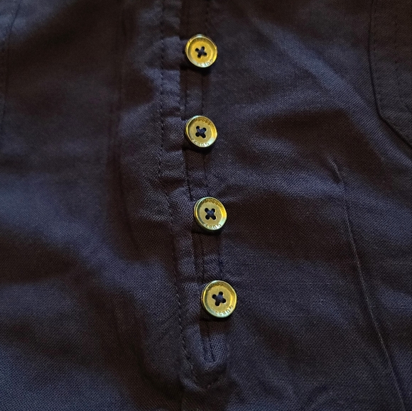 GUESS Navy Shirt Dress - Picture 5 of 5